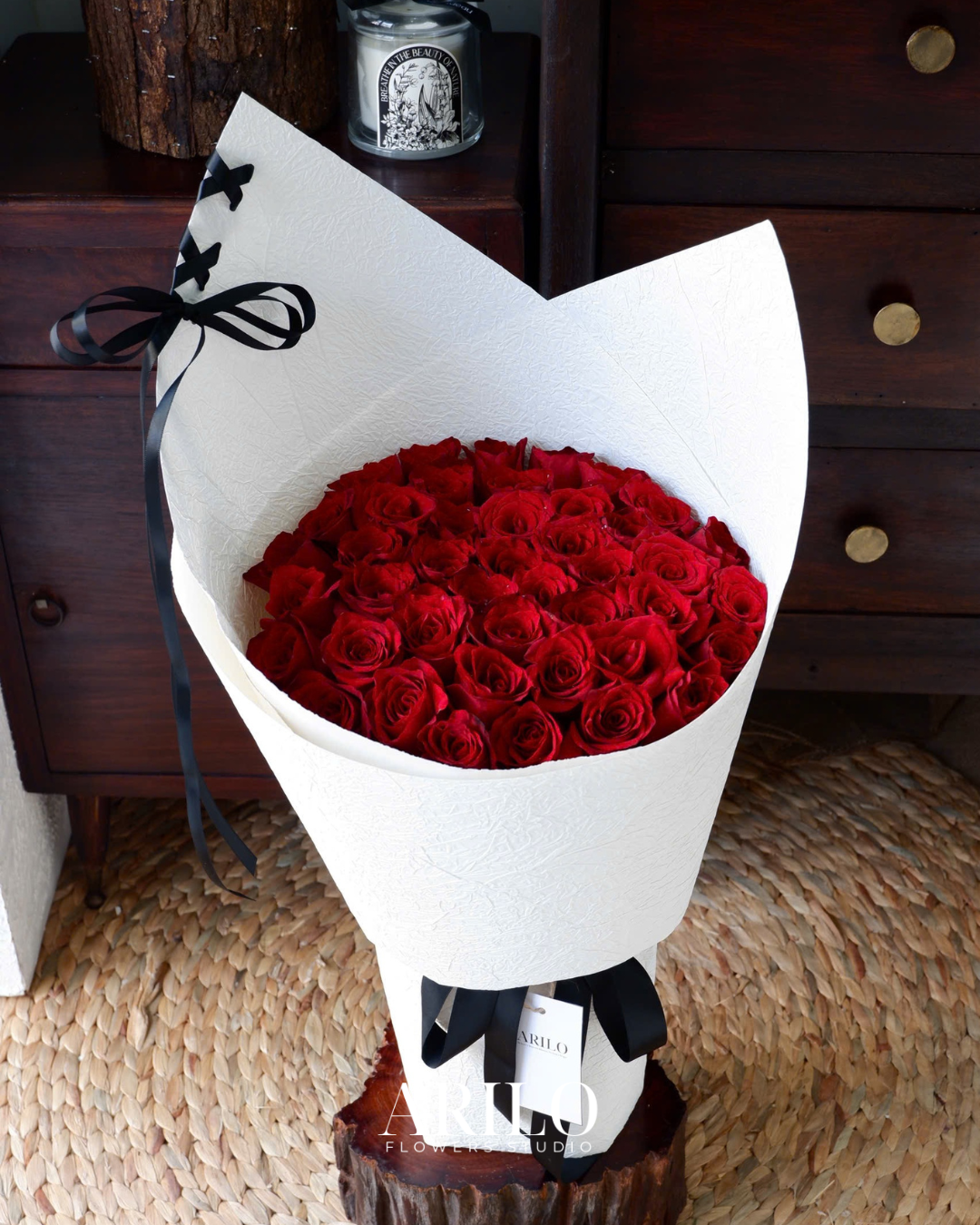 Shop hoa tươi Sài Gòn / BÓ HOA HỒNG TONE ĐỎ / HOA SINH NHẬT / HOA KỈ NIỆM