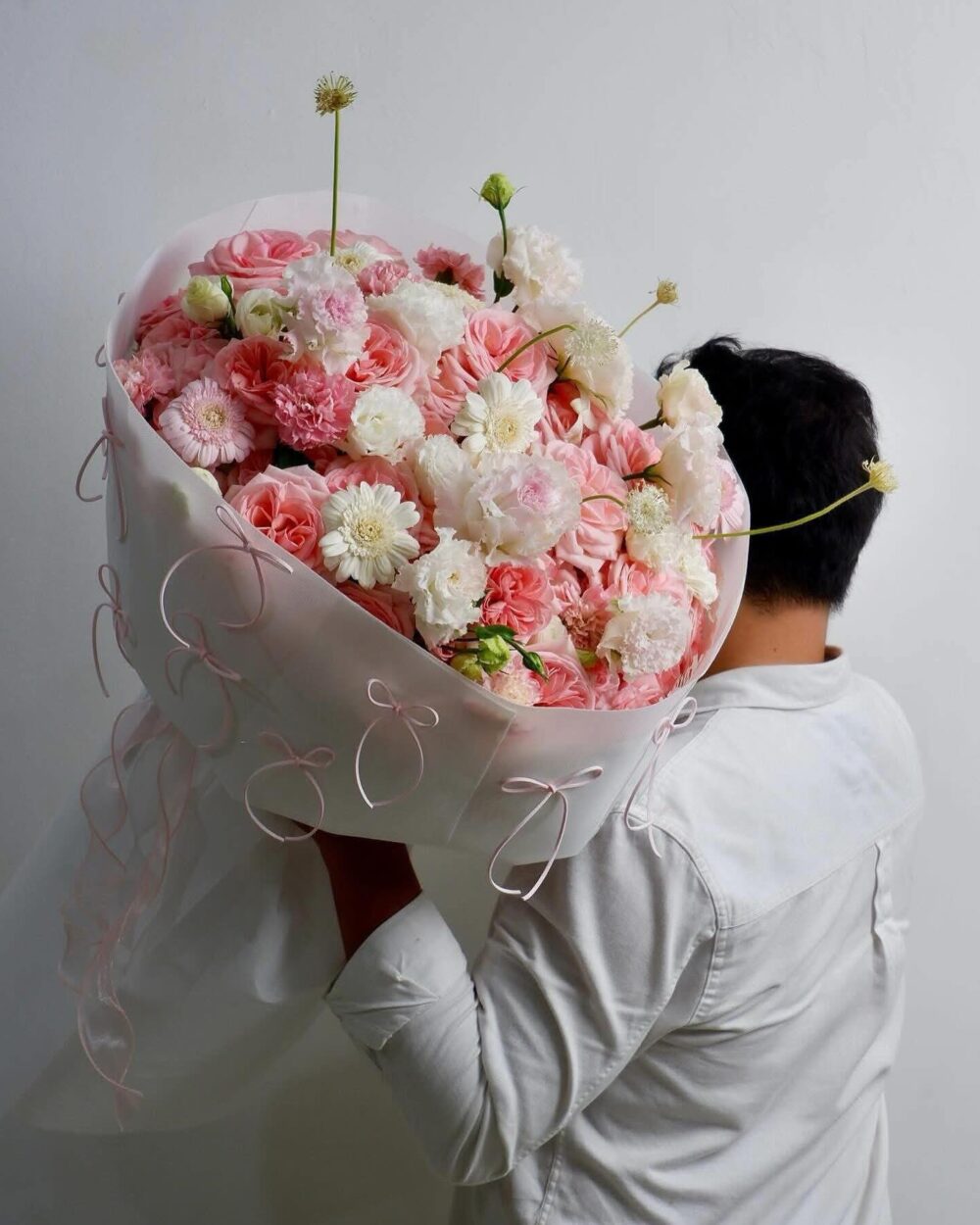 BÓ HOA HỒNG OHARA MIX MÀU PASTEL NGỌT NGÀO TẶNG SINH NHẬT - B18