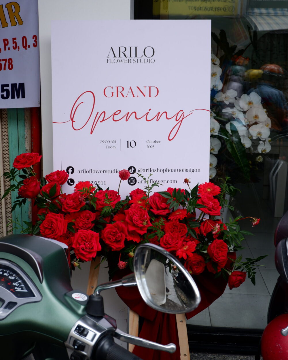 KỆ HOA KHAI TRƯƠNG ARILO – KT19