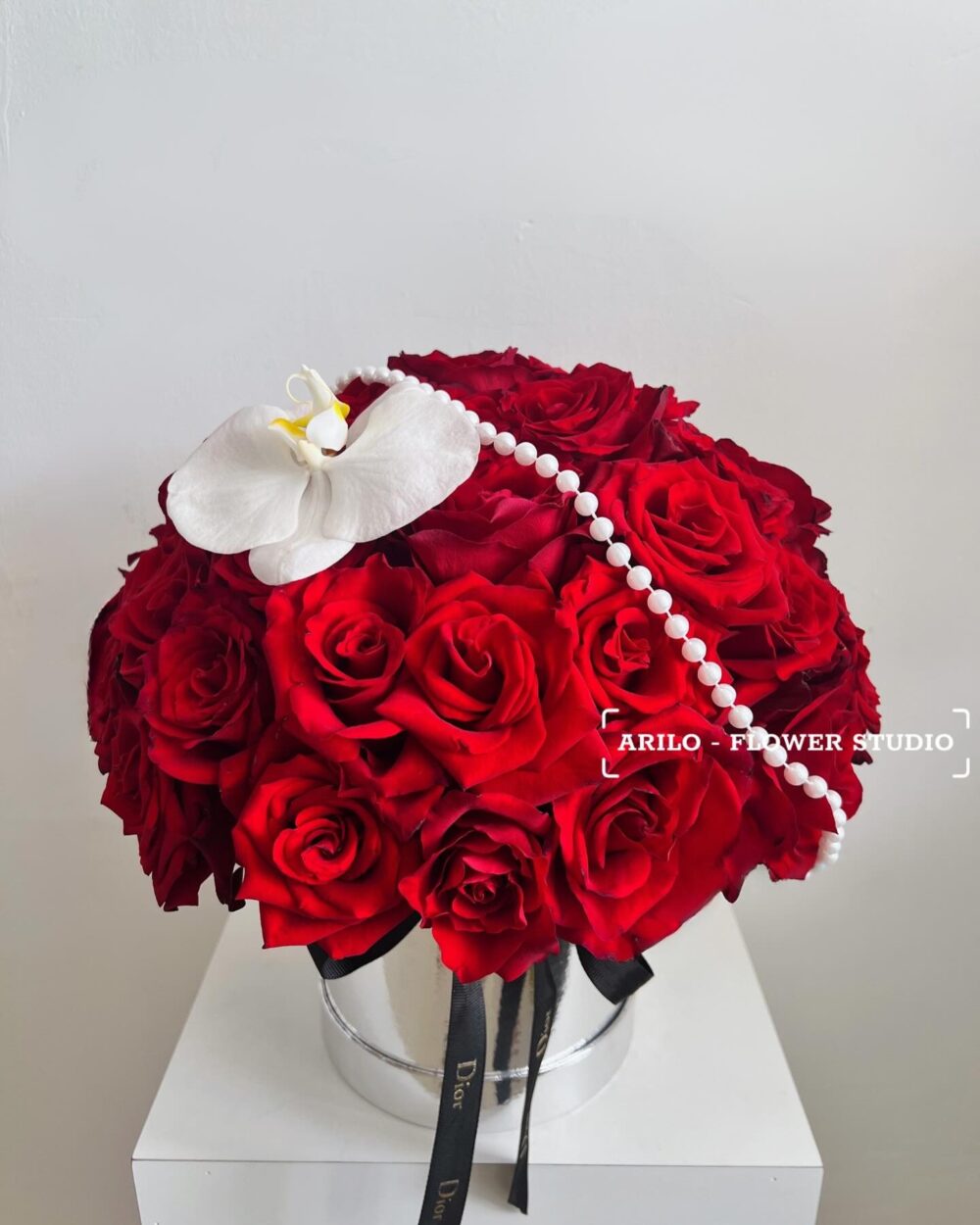 LÃNG HOA KHAI TRƯƠNG HOA HỒNG ĐỎ SANG TRỌNG – LỜI CHÚC THÀNH CÔNG BỀN VỮNG G09