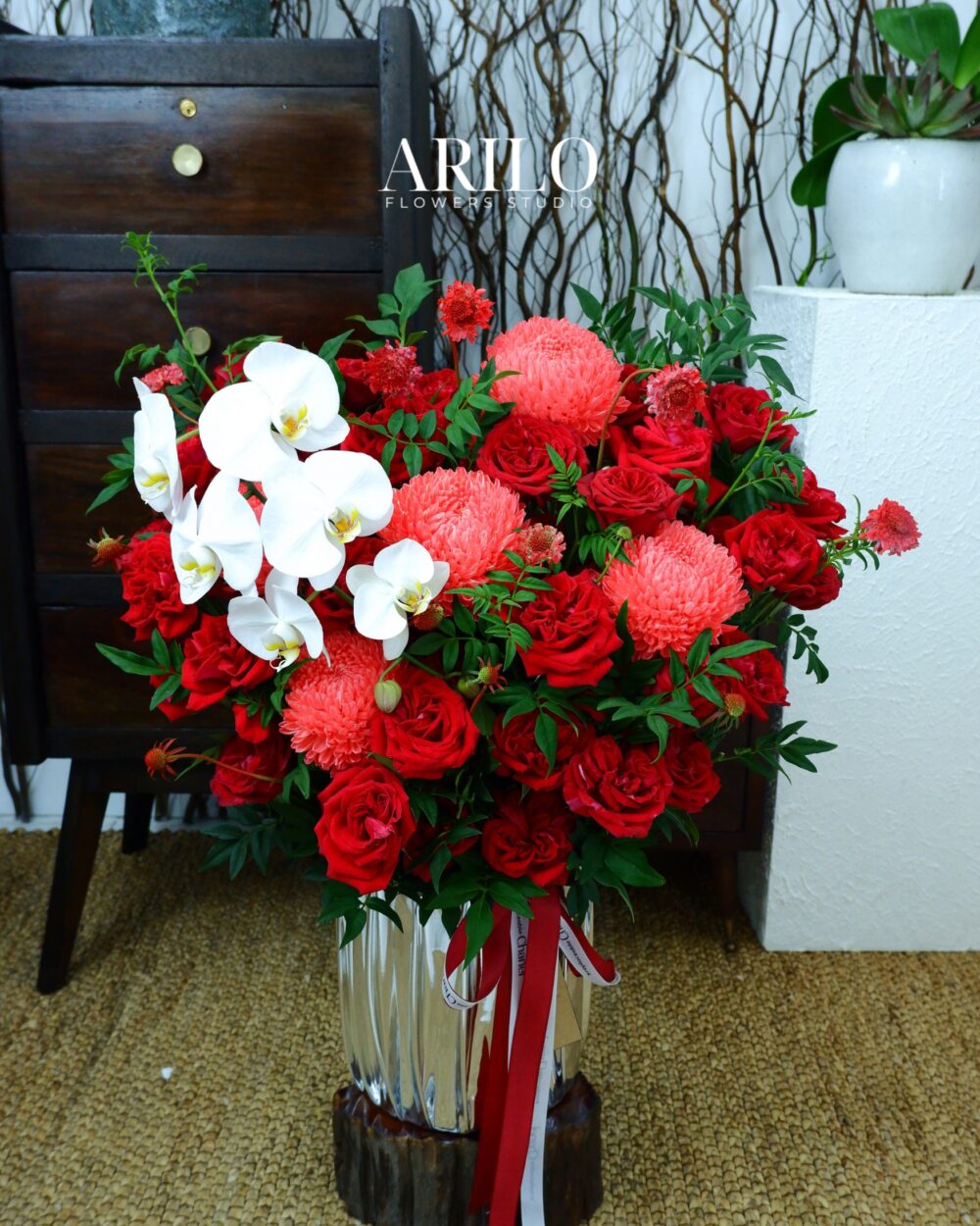 LÃNG HOA KHAI TRƯƠNG SẮC ĐỎ RỰC RỠ – LỜI CHÚC MỪNG THÀNH CÔNG VÀ THỊNH VƯỢNG G21