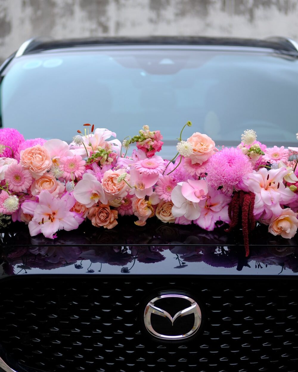 XE CƯỚI CÔ DÂU HOA HỒNG PASTEL LÃNG MẠN NGỌT NGÀO DẪN ĐẦU XU HƯỚNG XC08