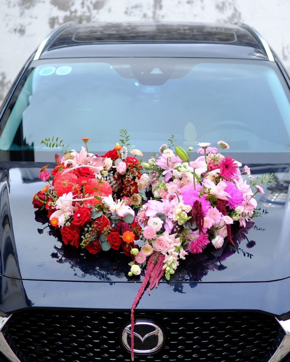 XE HOA CƯỚI CÔ DÂU TRÁI TIM HOA RỰC RỠ BIỂU TƯỢNG NGỌT NGÀO CHO HÀNH TRÌNH TÌNH YÊU XC03