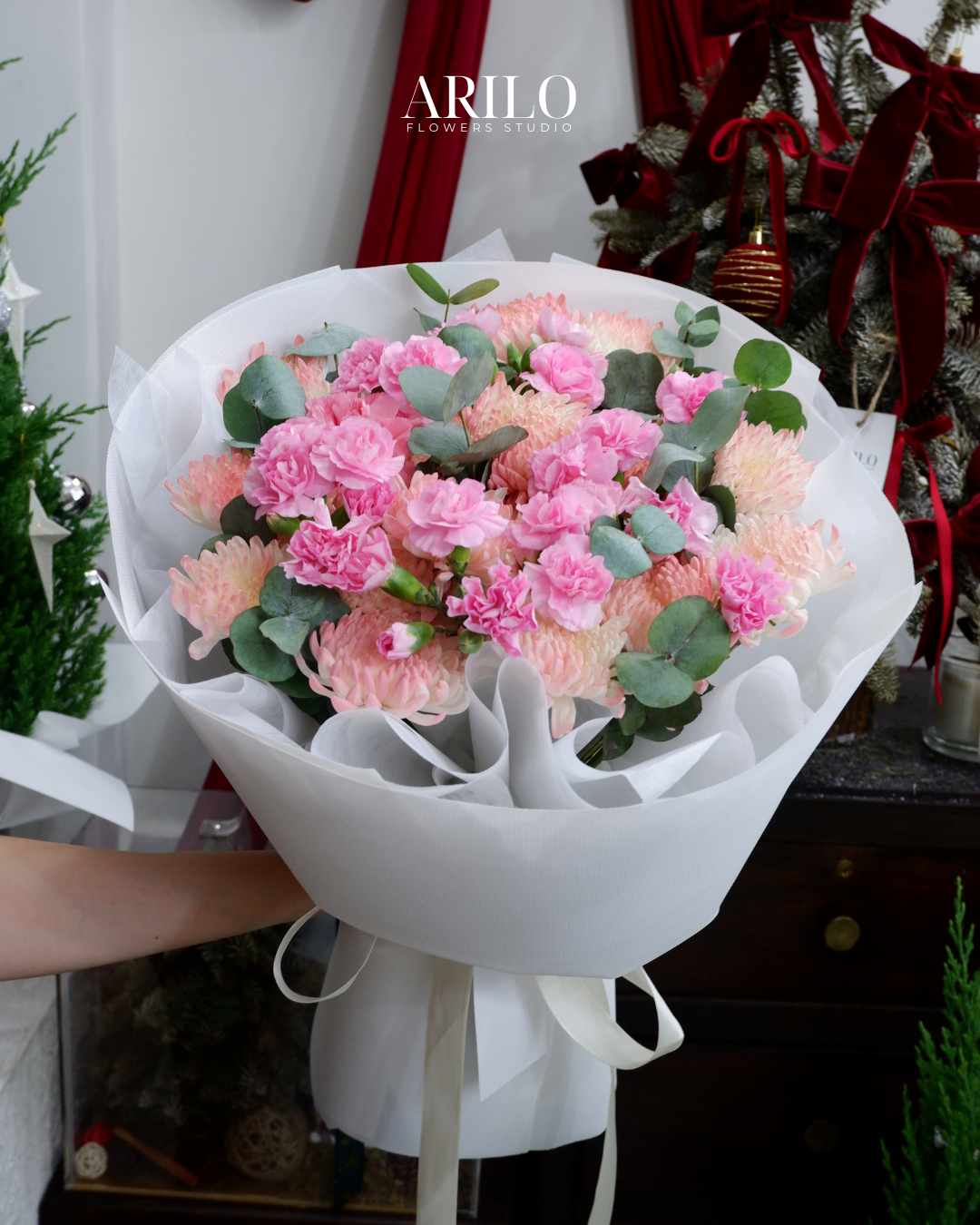 Shop hoa tươi Sài Gòn / BÓ HOA TONE HỒNG/ HOA SINH NHẬT / HOA KỈ NIỆM/ HOA TỎ TÌNH/ HOA CẦU HÔN