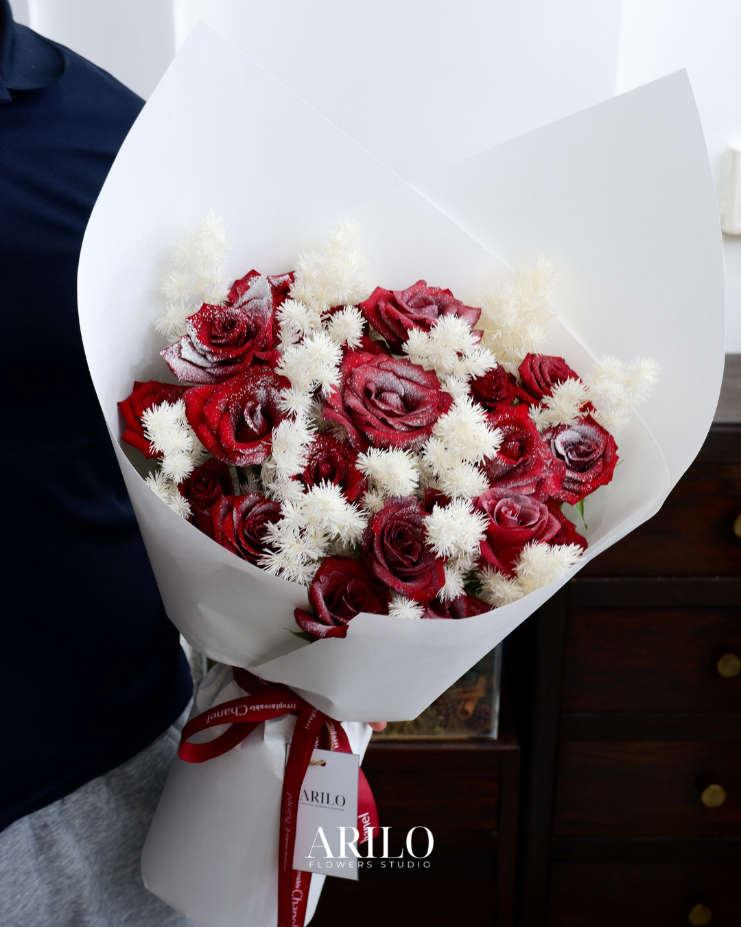 Shop hoa tươi Sài Gòn / BÓ HOA HỒNG ĐỎ TẶNG NOEL / HOA SINH NHẬT / HOA KỈ NIỆM/ HOA TỎ TÌNH/ HOA CẦU HÔN