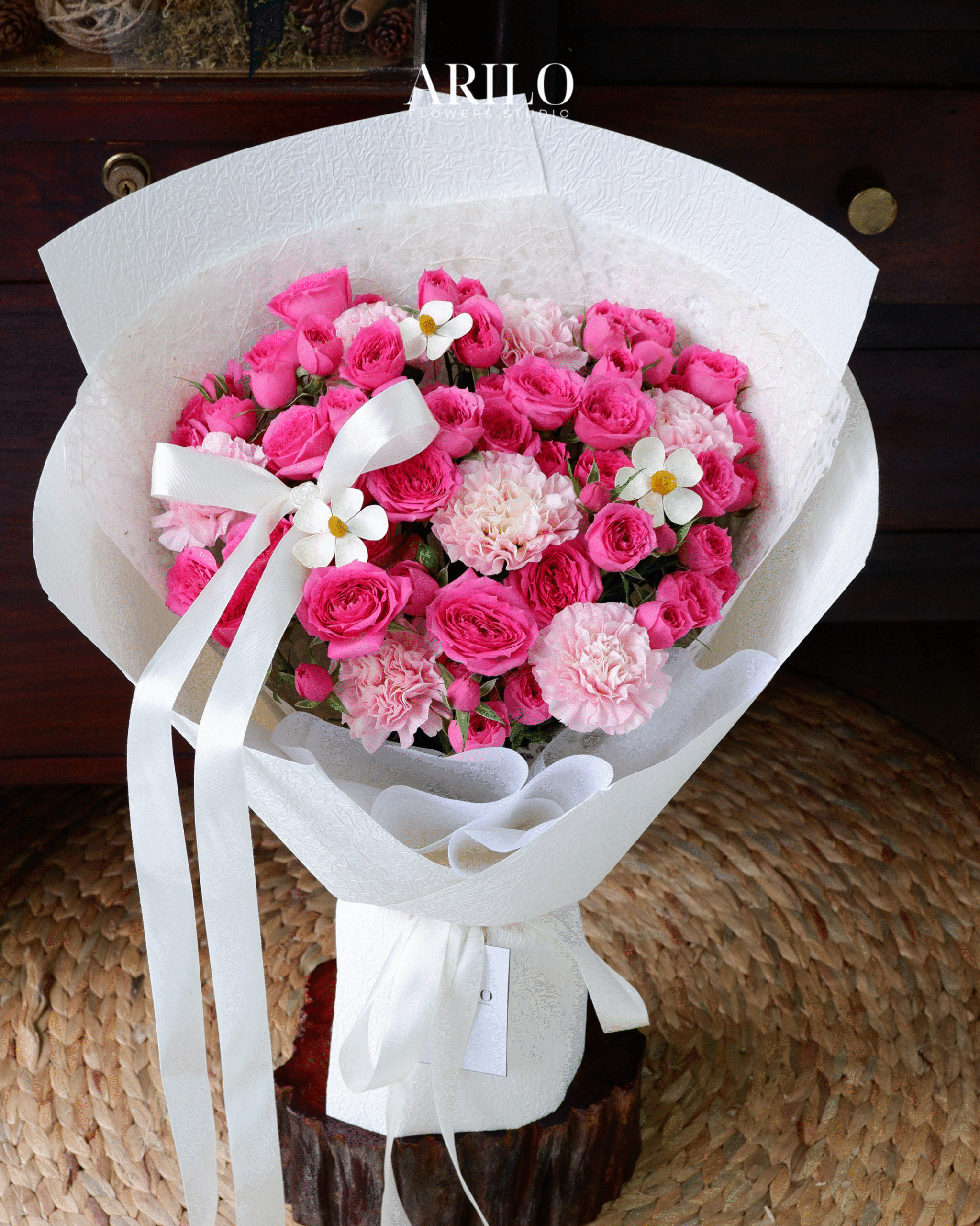 Shop hoa tươi Sài Gòn / BÓ HOA HỒNG TONE HỒNG/ HOA SINH NHẬT / HOA KỈ NIỆM/ HOA TỎ TÌNH/ HOA CẦU HÔN