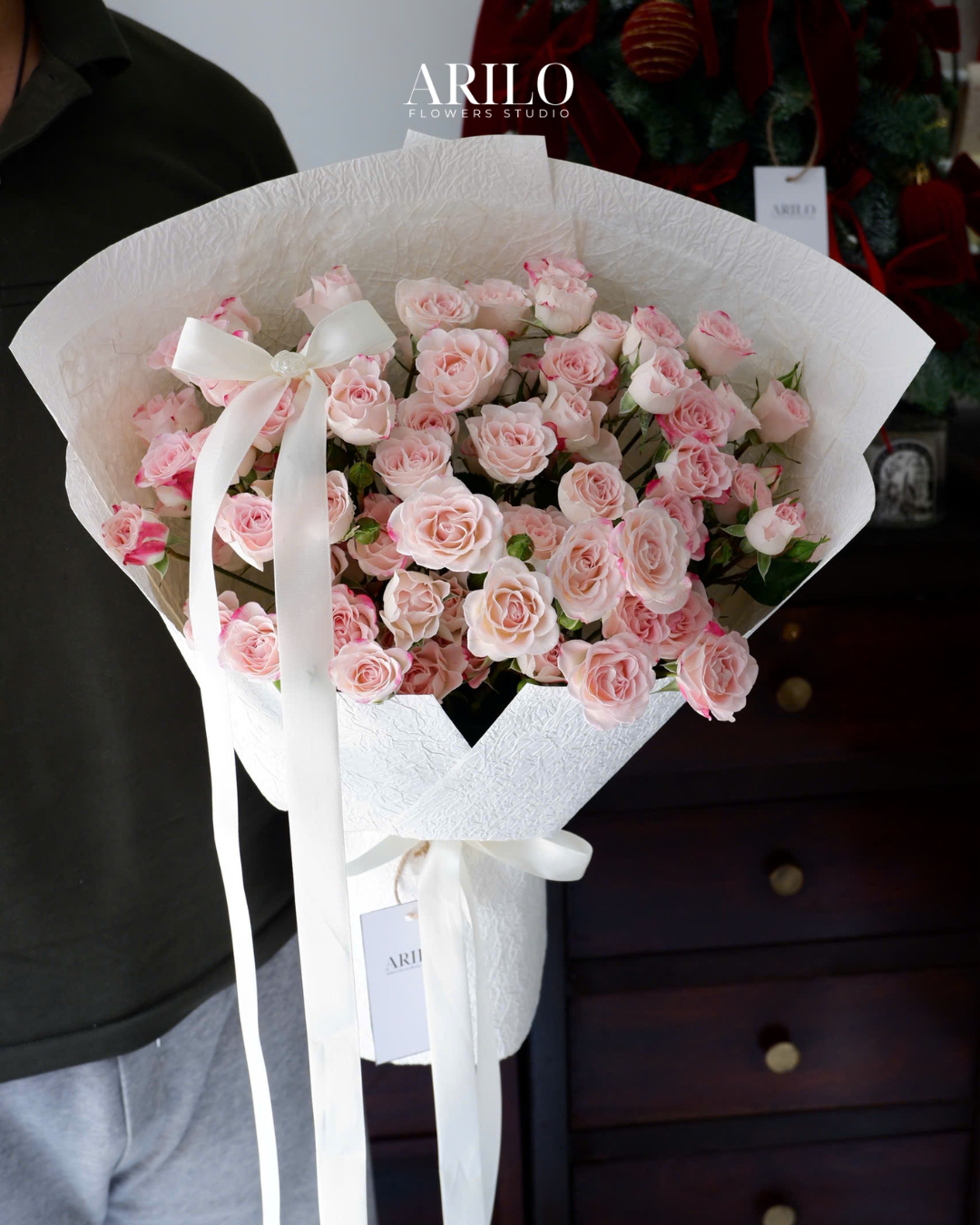 Shop hoa tươi Sài Gòn / BÓ HOA HỒNG CHIẾT XẠ MÀU PASTEL / HOA SINH NHẬT / HOA KỈ NIỆM/ HOA TỎ TÌNH/ HOA CẦU HÔN