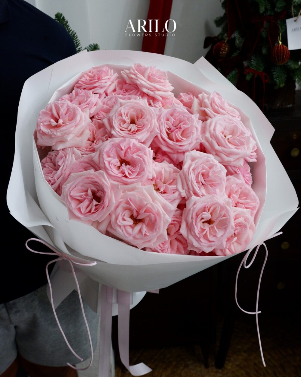 BÓ HOA HỒNG OHARA TRÒN ĐẦY TẶNG NGƯỜI THƯƠNG DỊP VALENTINE B200