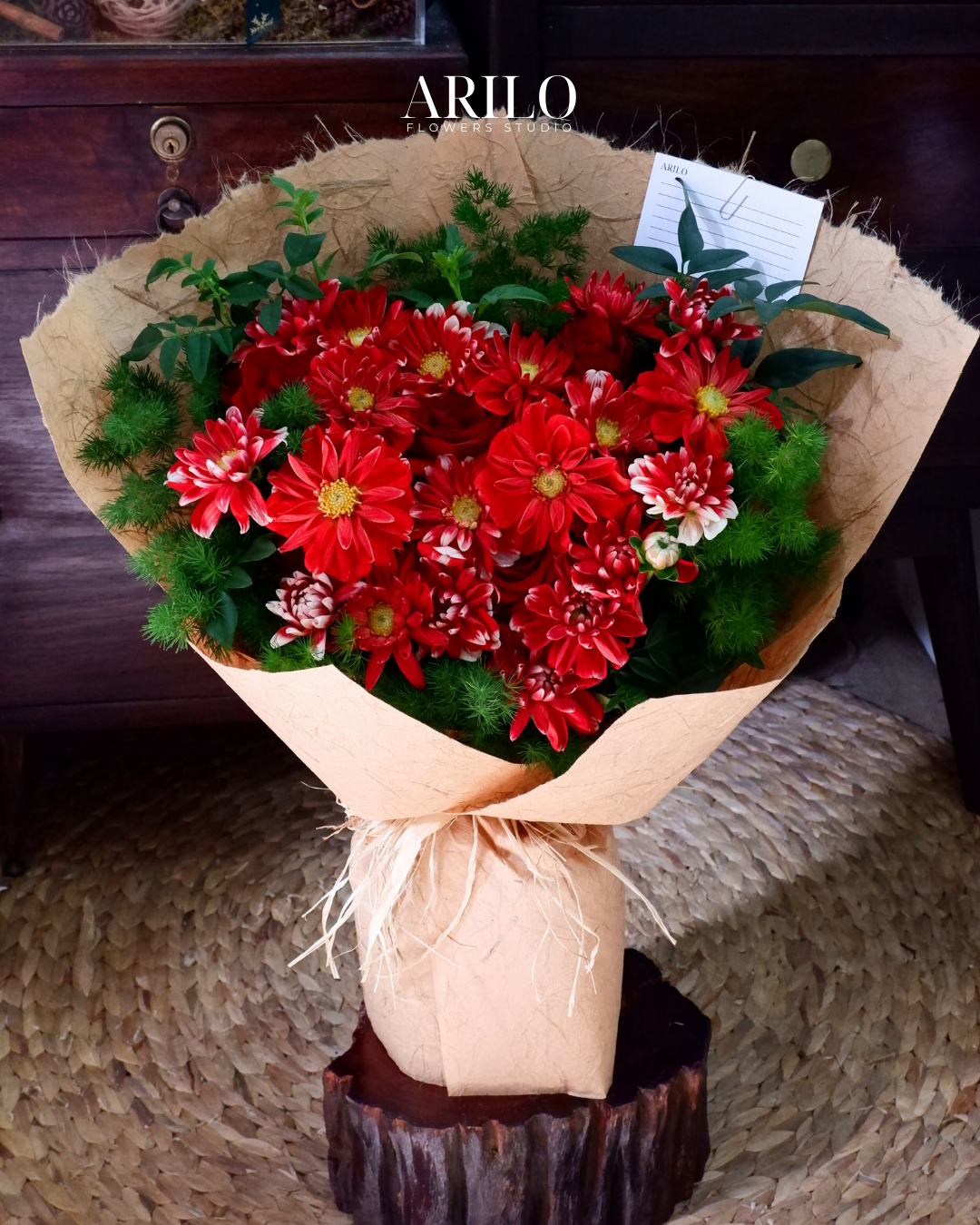 Shop hoa tươi Sài Gòn / BÓ HOA HỒNG ĐỎ MIX THƯỢC DƯỢC/ HOA SINH NHẬT / HOA KỈ NIỆM/ HOA TỎ TÌNH/ HOA CẦU HÔN