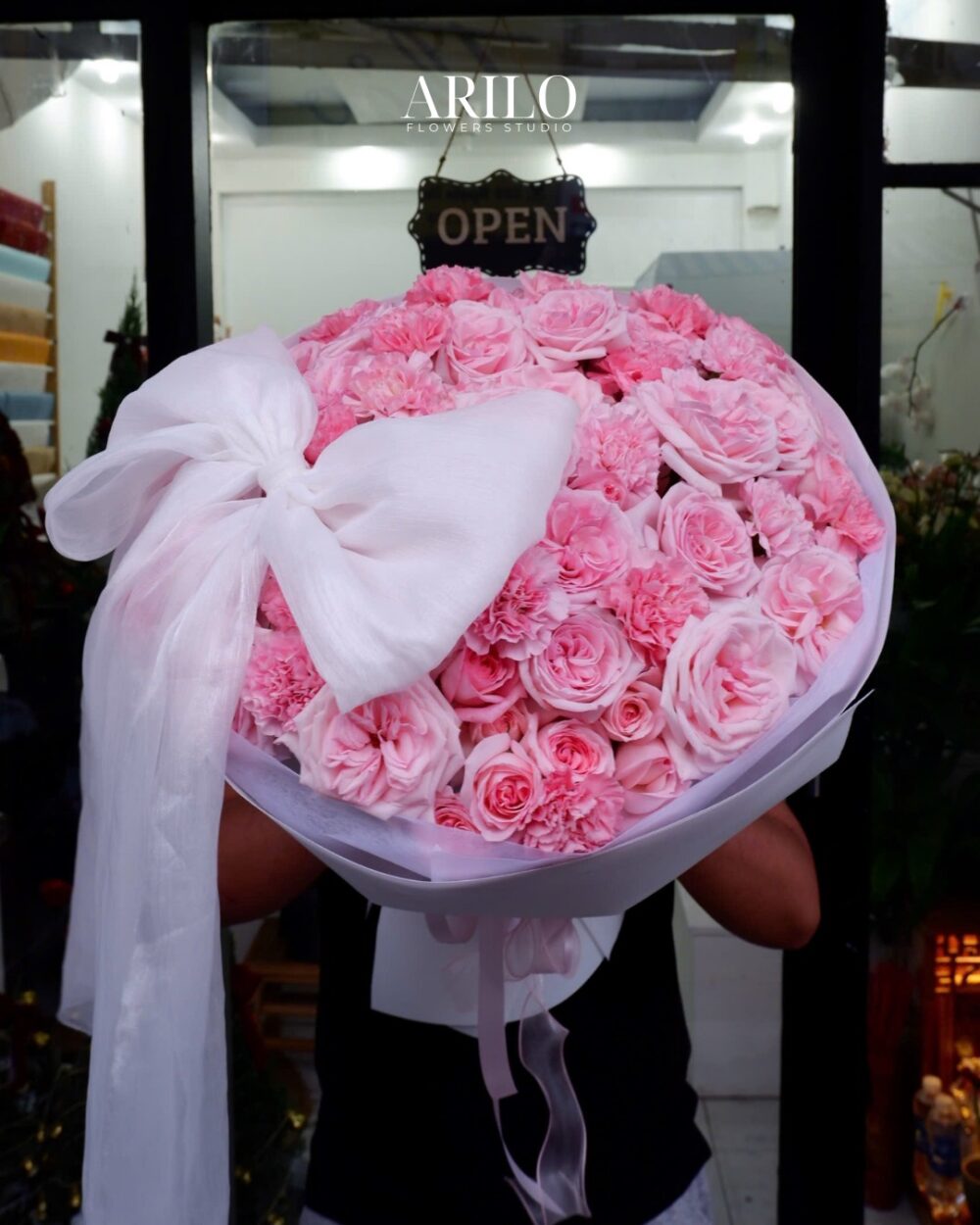 HOA VALENTINE BÓ HOA HỒNG OHARA VÀ FANG HỒNG CÔN MINH NGỌT NGÀO CHO NGƯỜI YÊU B226