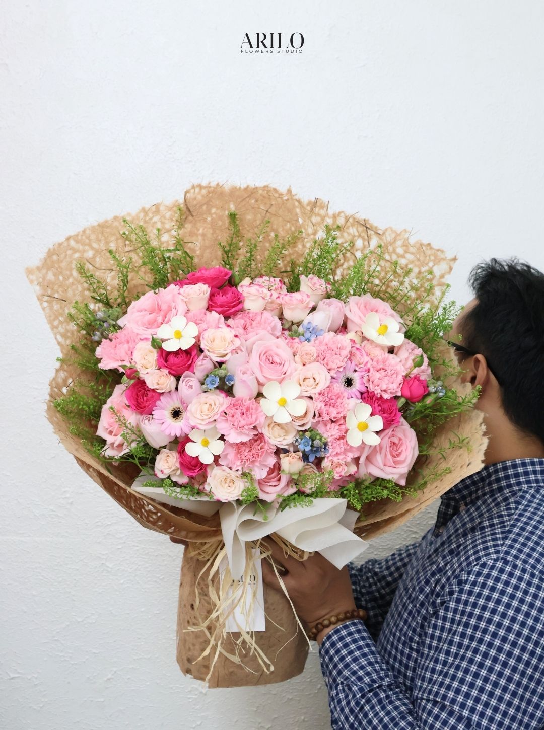 BÓ HOA HỒNG KẸO NGỌT LỜI TỎ TÌNH ĐẬM SÂU NGÀY VALENTINE B308 - Ảnh 2