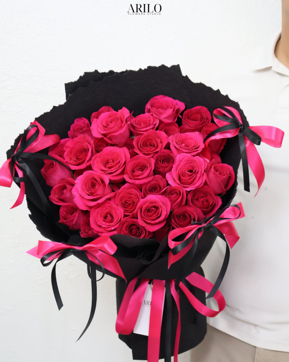 BÓ HOA HỒNG PINKPLOY NHỊP TIM RỰC RỠ CHO NGÀY YÊU B319