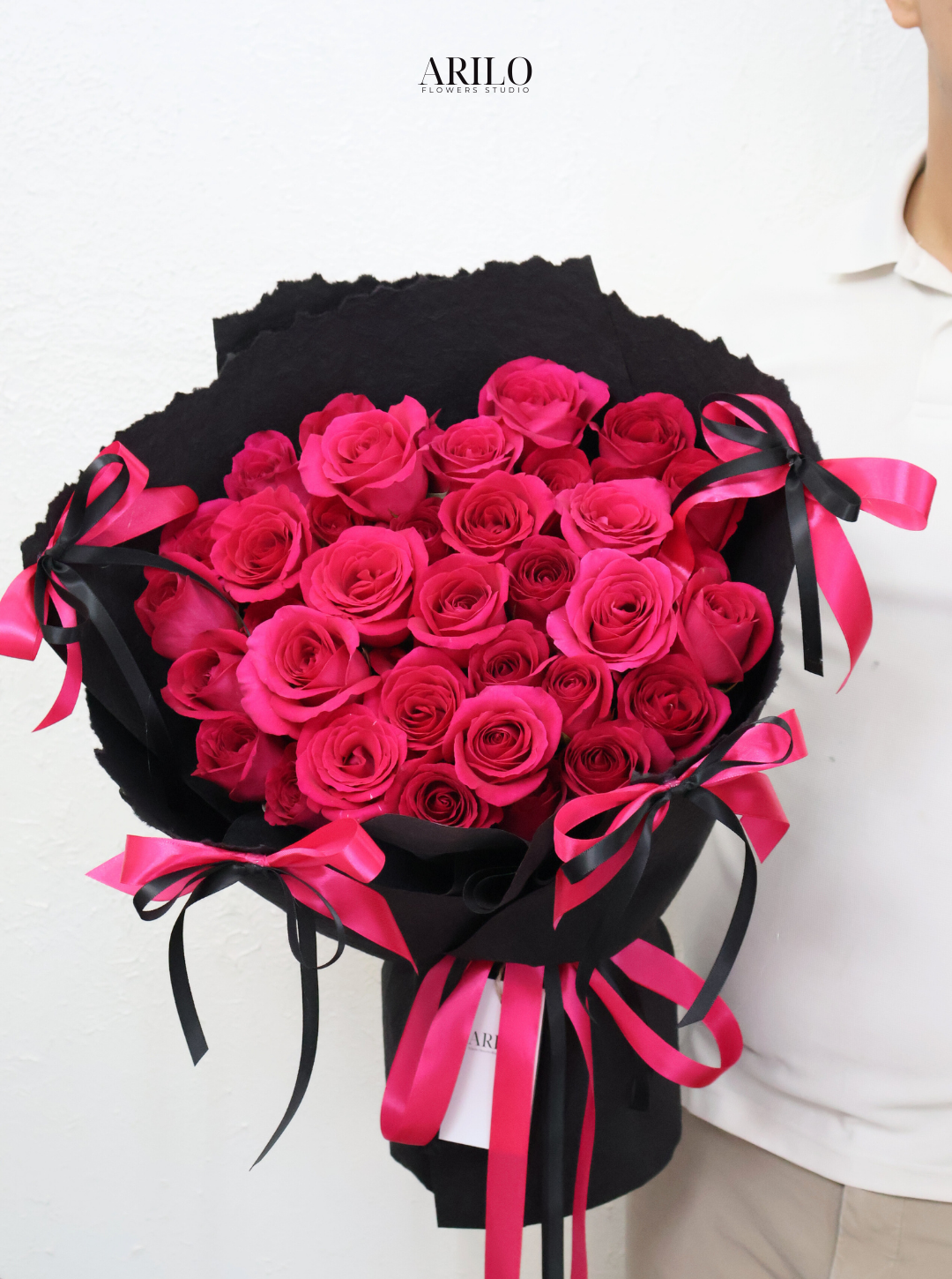 BÓ HOA HỒNG PINKPLOY NHỊP TIM RỰC RỠ CHO NGÀY YÊU B319