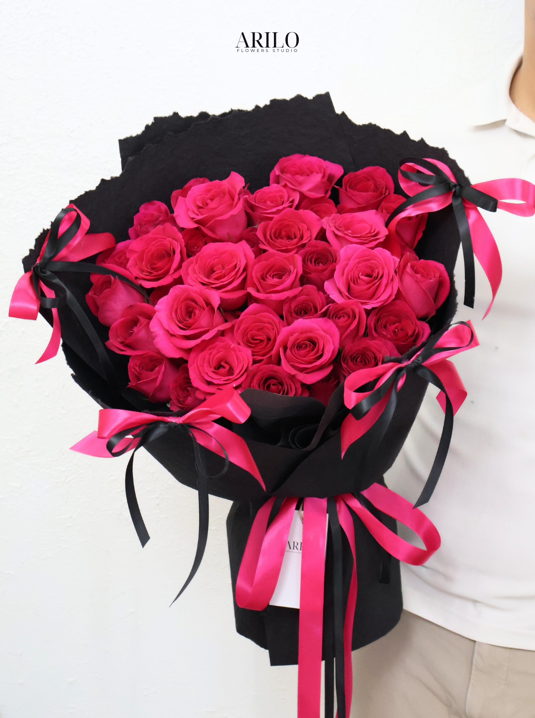 BÓ HOA HỒNG PINKPLOY NHỊP TIM RỰC RỠ CHO NGÀY YÊU B319