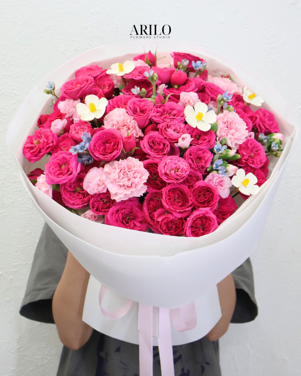 BÓ HOA HỒNG SOFIA LÃNG MẠN LỜI YÊU NGỌT NGÀO KHÓ CHỐI TỪ - B296