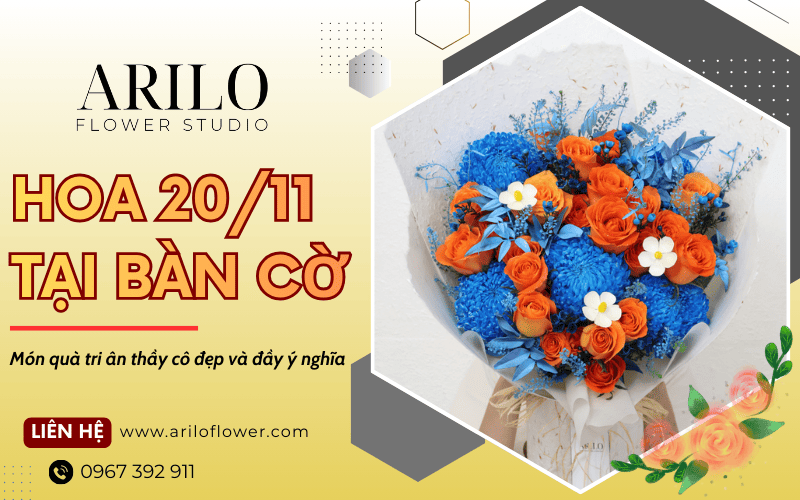 hoa 20/11 tại Bàn Cờ