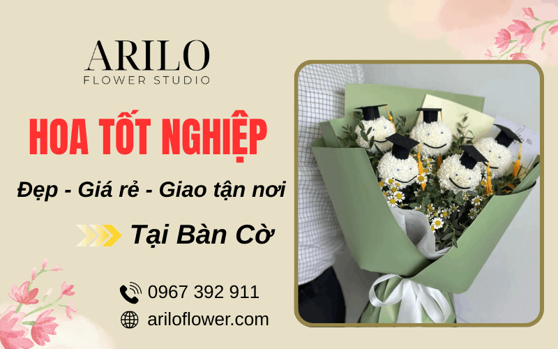 hoa tốt nghiệp tại Bàn Cờ
