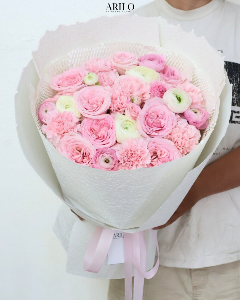 BÓ HOA HỒNG OHARA VÀ MAO LƯƠNG NGỌT NGÀO TINH KHÔI TẶNG NGƯỜI YÊU 8/3 B393