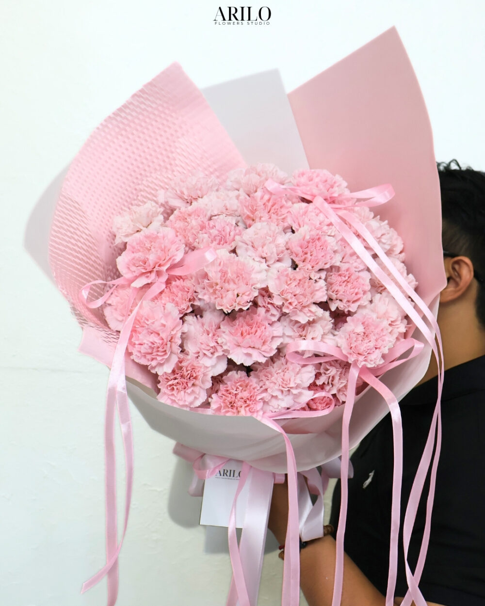 BÓ HOA CẨM CHƯỚNG HỒNG NGỌT NGÀO LỜI YÊU NHẸ NHÀNG NHƯNG CHÂN THÀNH B462