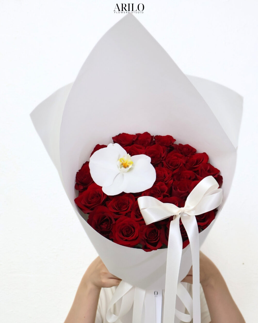 BÓ HOA SINH NHẬT 30 BÔNG HỒNG ĐỎ ECUADOR PHỐI LAN TRẮNG DẤU ẤN YÊU THƯƠNG ĐẦY KIÊU HÃNH 419