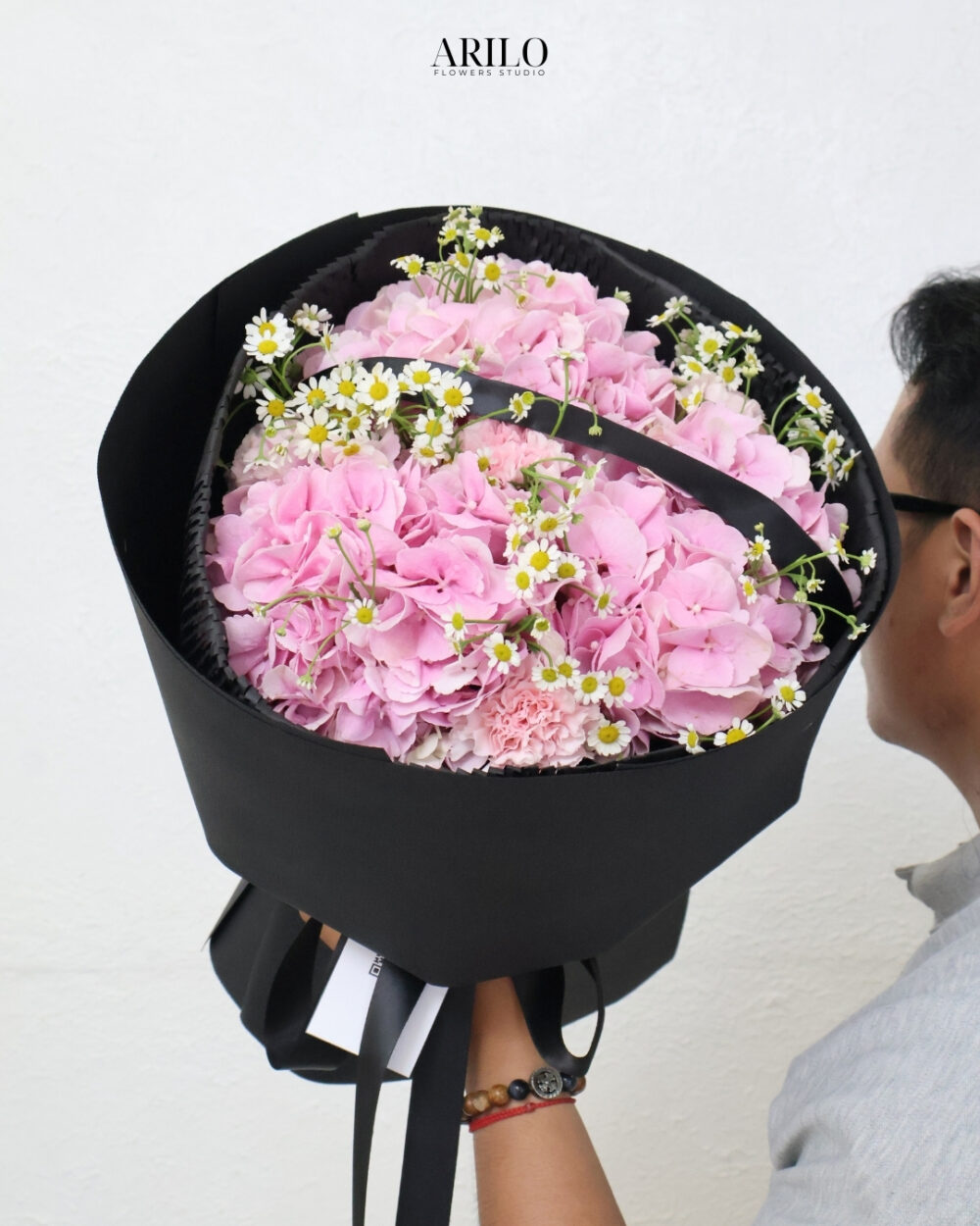 BÓ HOA TỎ TÌNH TÚ CẦU HỒNG MIX TANA LỜI YÊU DỊU DÀNG VÀ TINH KHÔI B315