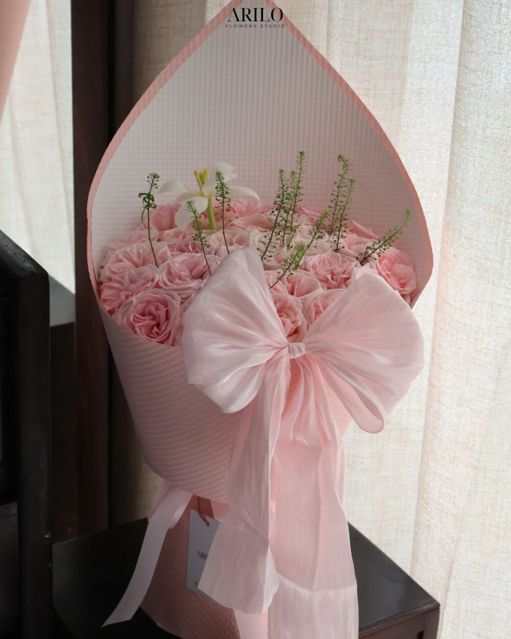 BÓ HOA HỒNG OHARA MIX HOA TULIP TẶNG NGƯỜI YÊU MẪU HOA TỎ TÌNH NGỌT NGÀO B610