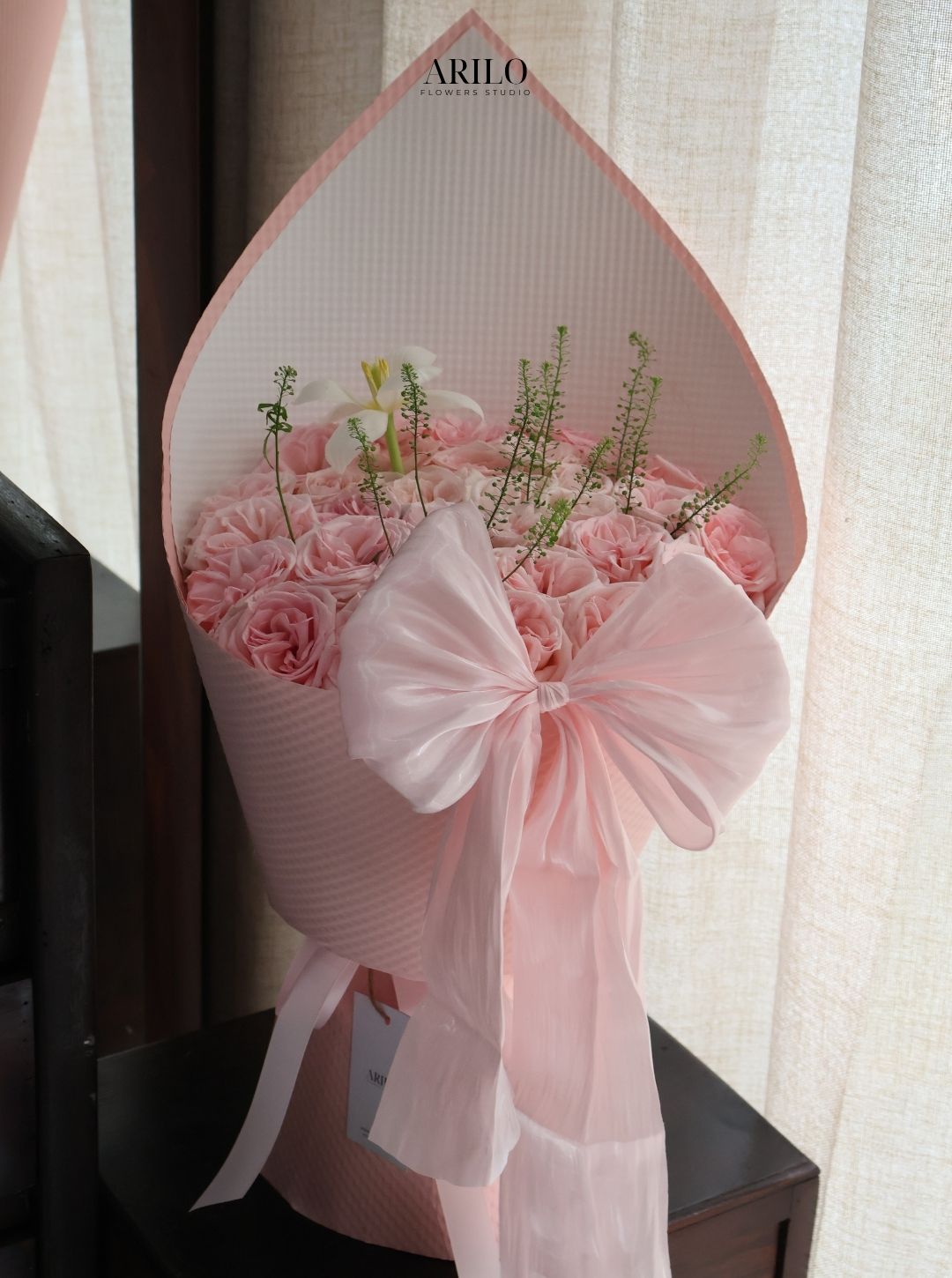 BÓ HOA HỒNG OHARA MIX HOA TULIP TẶNG NGƯỜI YÊU MẪU HOA TỎ TÌNH NGỌT NGÀO B610