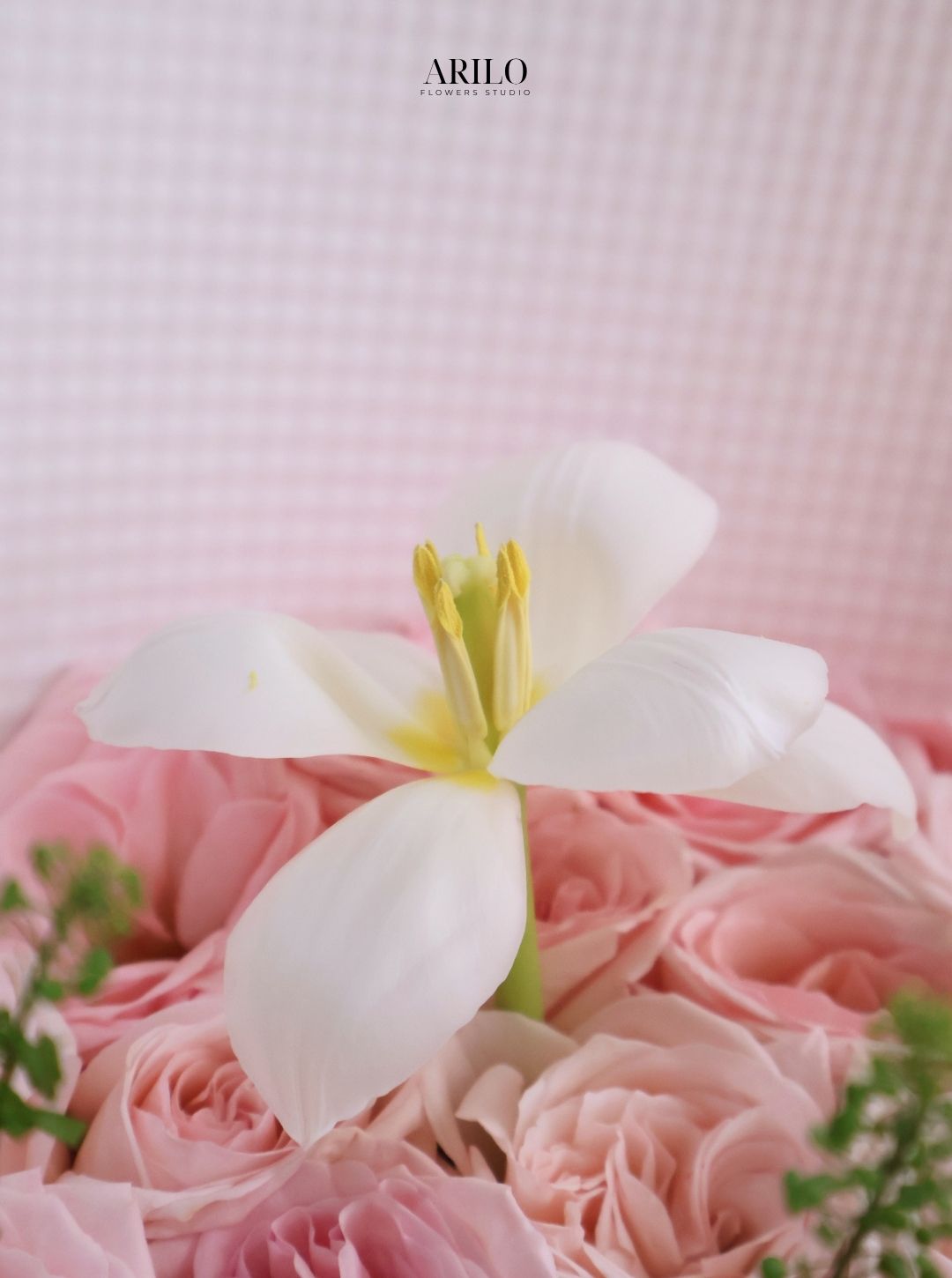 BÓ HOA HỒNG OHARA MIX HOA TULIP TẶNG NGƯỜI YÊU MẪU HOA TỎ TÌNH NGỌT NGÀO B610