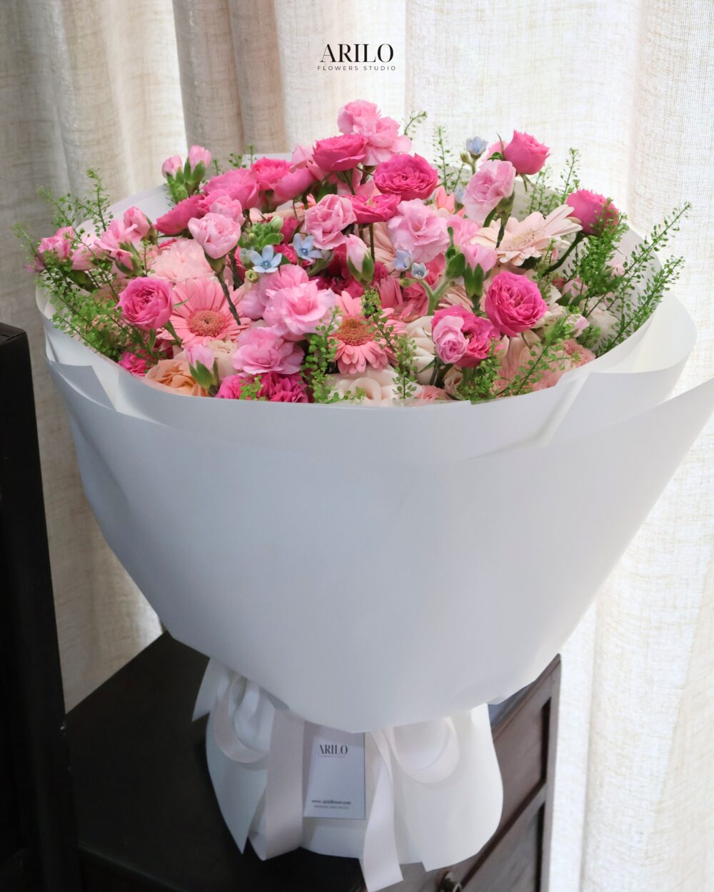 BÓ HOA SOFIA MIX TONE HỒNG BẢN TÌNH CA NGỌT NGÀO DÀNH CHO NHỮNG TRÁI TIM ĐANG YÊU B656