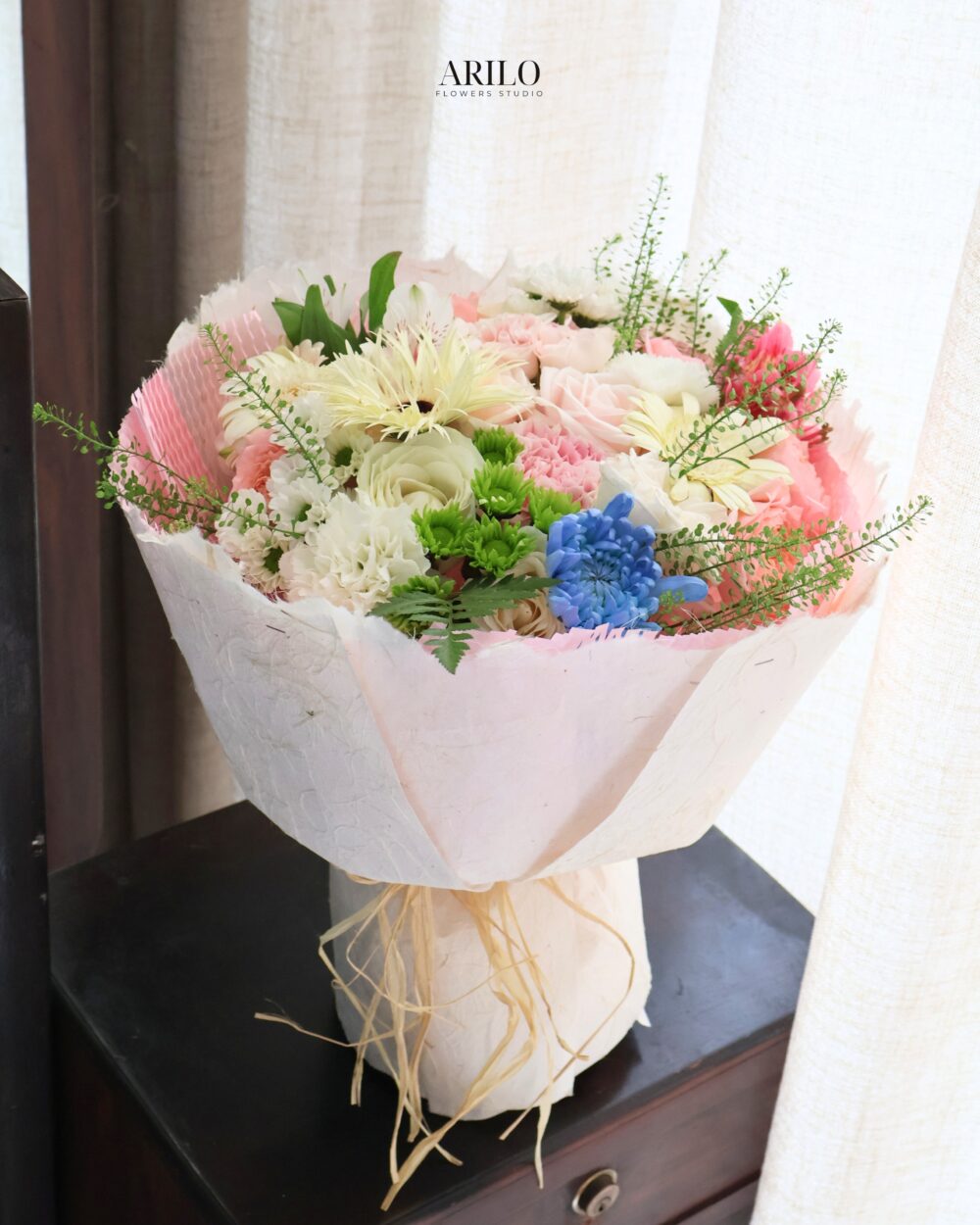 BÓ HOA TẶNG NGƯỜI YÊU MIX TONE HỒNG NGỌT NGÀO DÀNH CHO NHỮNG YÊU THƯƠNG ĐẸP NHẤT B658